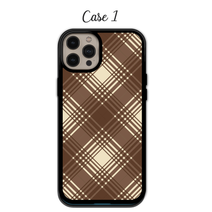 Warm Neutral Plaid | iPhone | Samsung | Huawei | Google Pixel | Xiaomi