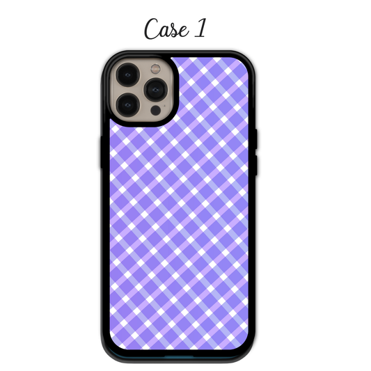 Bright Coral & Purple Lattice | iPhone | Samsung | Huawei | Google Pixel | Xiaomi