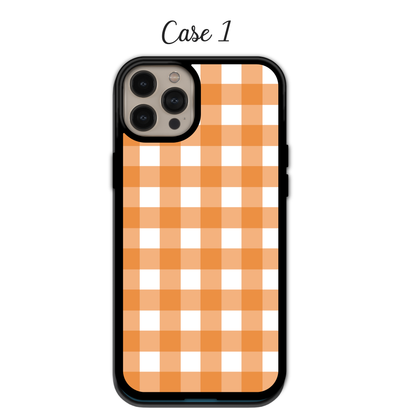 Teal Gingham & Navy Argyle | iPhone | Samsung | Huawei | Google Pixel | Xiaomi