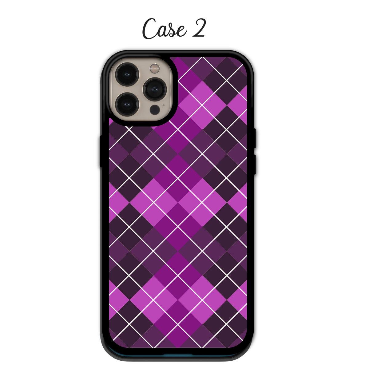 Royal Purple Argyle | iPhone | Samsung | Huawei | Google Pixel | Xiaomi