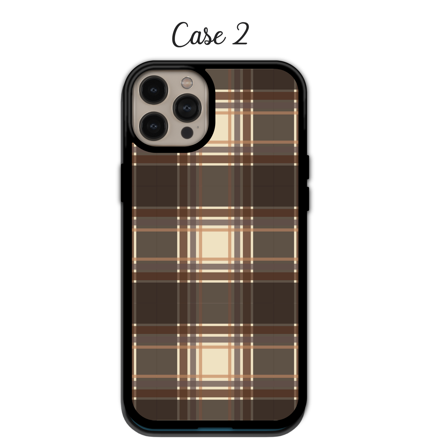 Navy Diagonal Plaid | iPhone | Samsung | Huawei | Google Pixel | Xiaomi