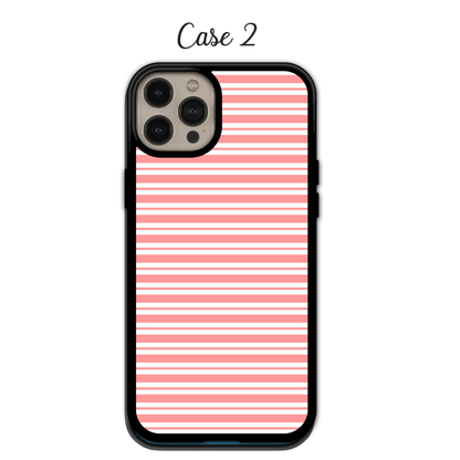 Bright Coral & Purple Lattice | iPhone | Samsung | Huawei | Google Pixel | Xiaomi