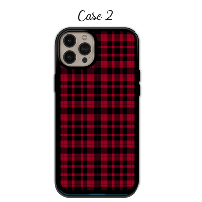 Traditional Red & Black Plaid | iPhone | Samsung | Huawei | Google Pixel | Xiaomi