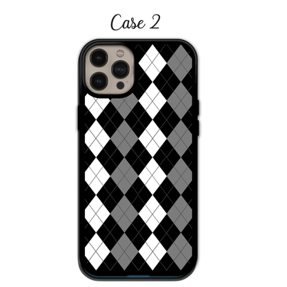 Monochrome Diamond Argyle | iPhone | Samsung | Huawei | Google Pixel | Xiaomi