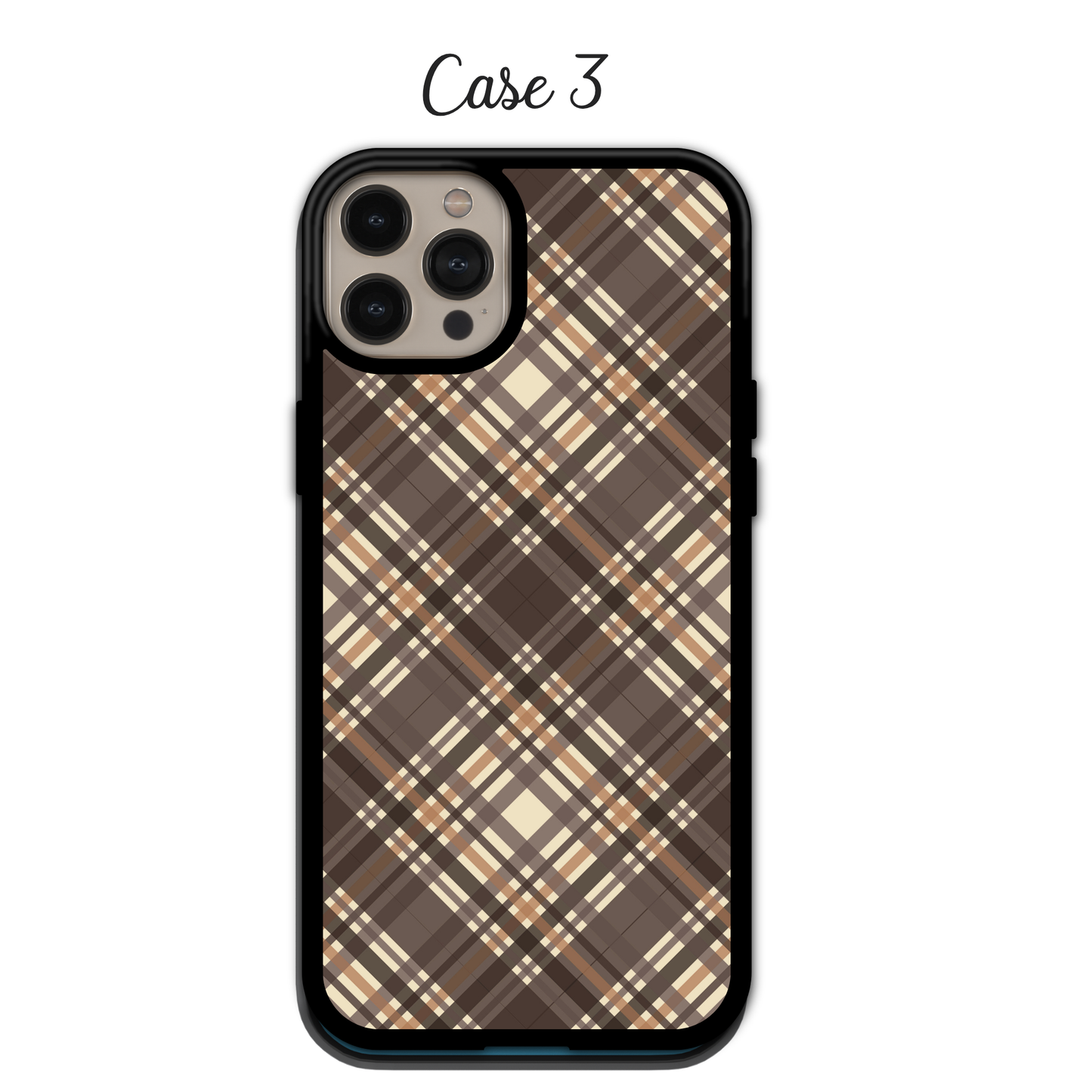 Warm Neutral Plaid | iPhone | Samsung | Huawei | Google Pixel | Xiaomi