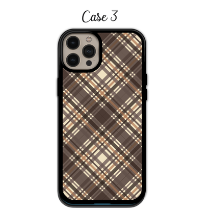 Warm Neutral Plaid | iPhone | Samsung | Huawei | Google Pixel | Xiaomi