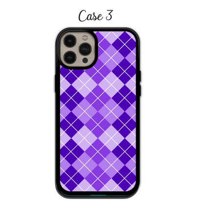 Royal Purple Argyle | iPhone | Samsung | Huawei | Google Pixel | Xiaomi