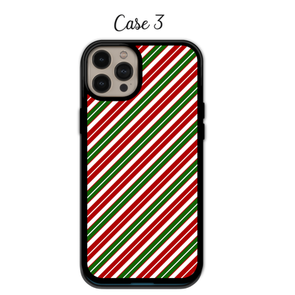 Candy Cane Striped Holiday | iPhone | Samsung | Huawei | Google Pixel | Xiaomi