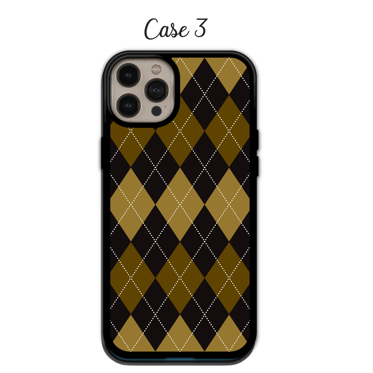 Moody Vintage Argyle | iPhone | Samsung | Huawei | Google Pixel | Xiaomi
