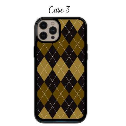 Moody Vintage Argyle | iPhone | Samsung | Huawei | Google Pixel | Xiaomi