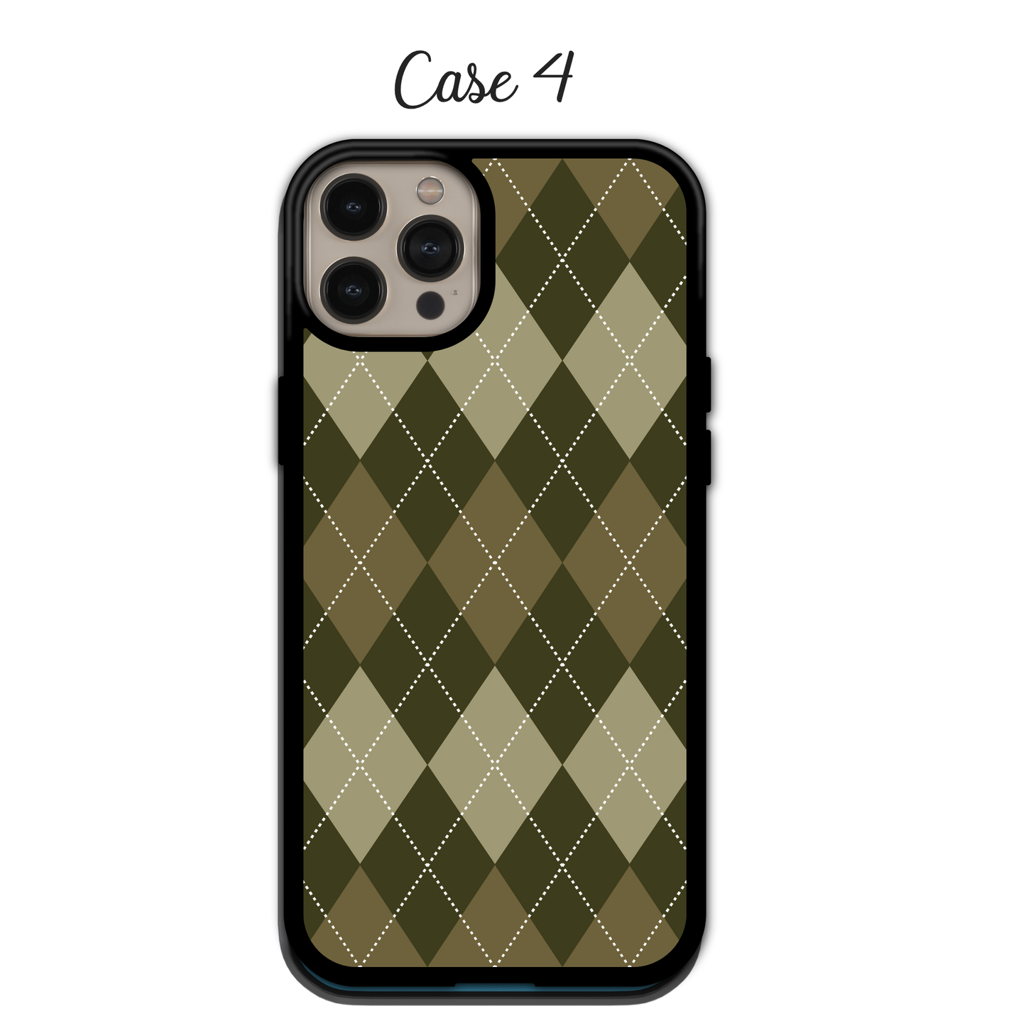 Moody Vintage Argyle | iPhone | Samsung | Huawei | Google Pixel | Xiaomi