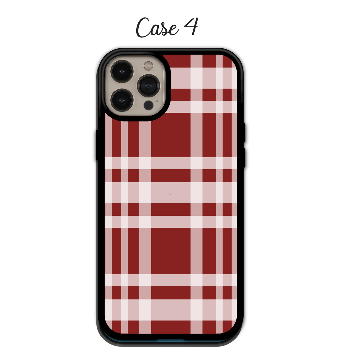 Fiery Orange & Red Plaid | iPhone | Samsung | Huawei | Google Pixel | Xiaomi