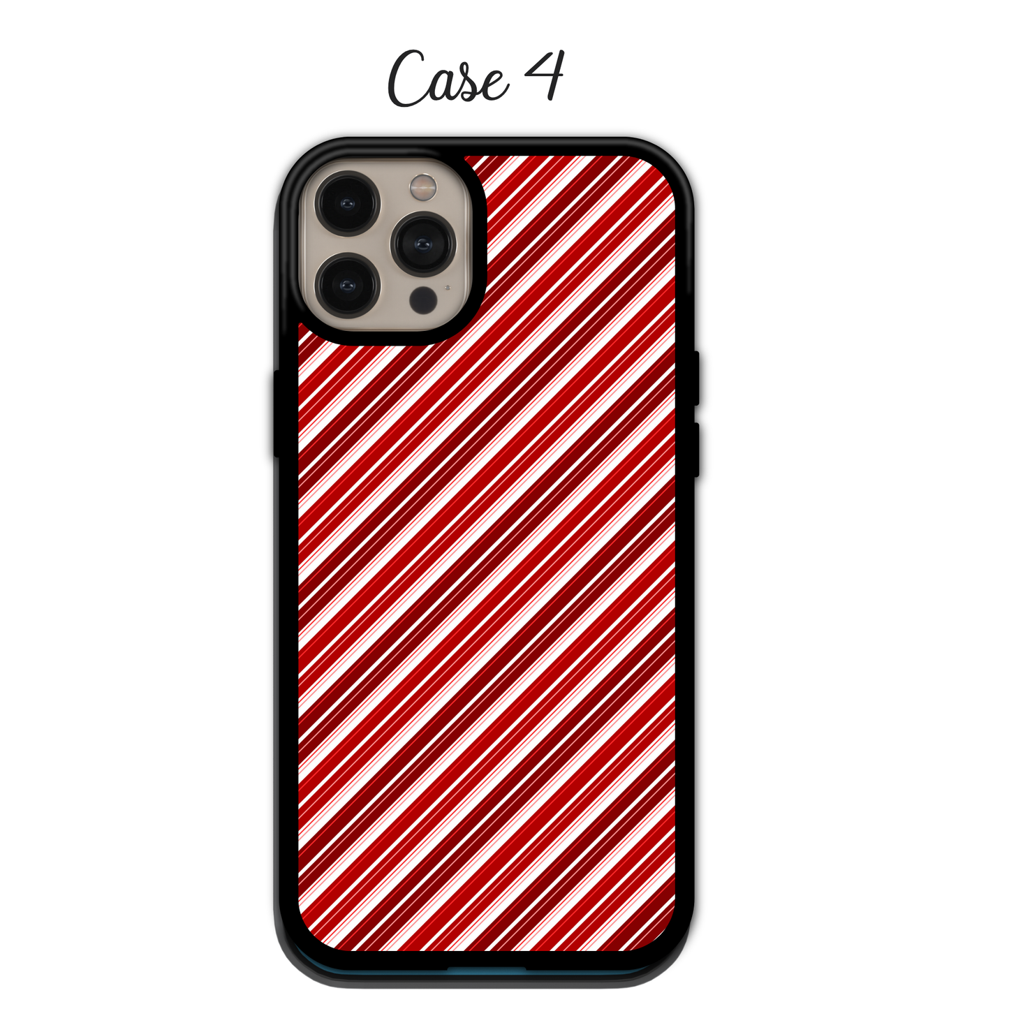 Sparkling Diagonal Stripe Holiday | iPhone | Samsung | Huawei | Google Pixel | Xiaomi