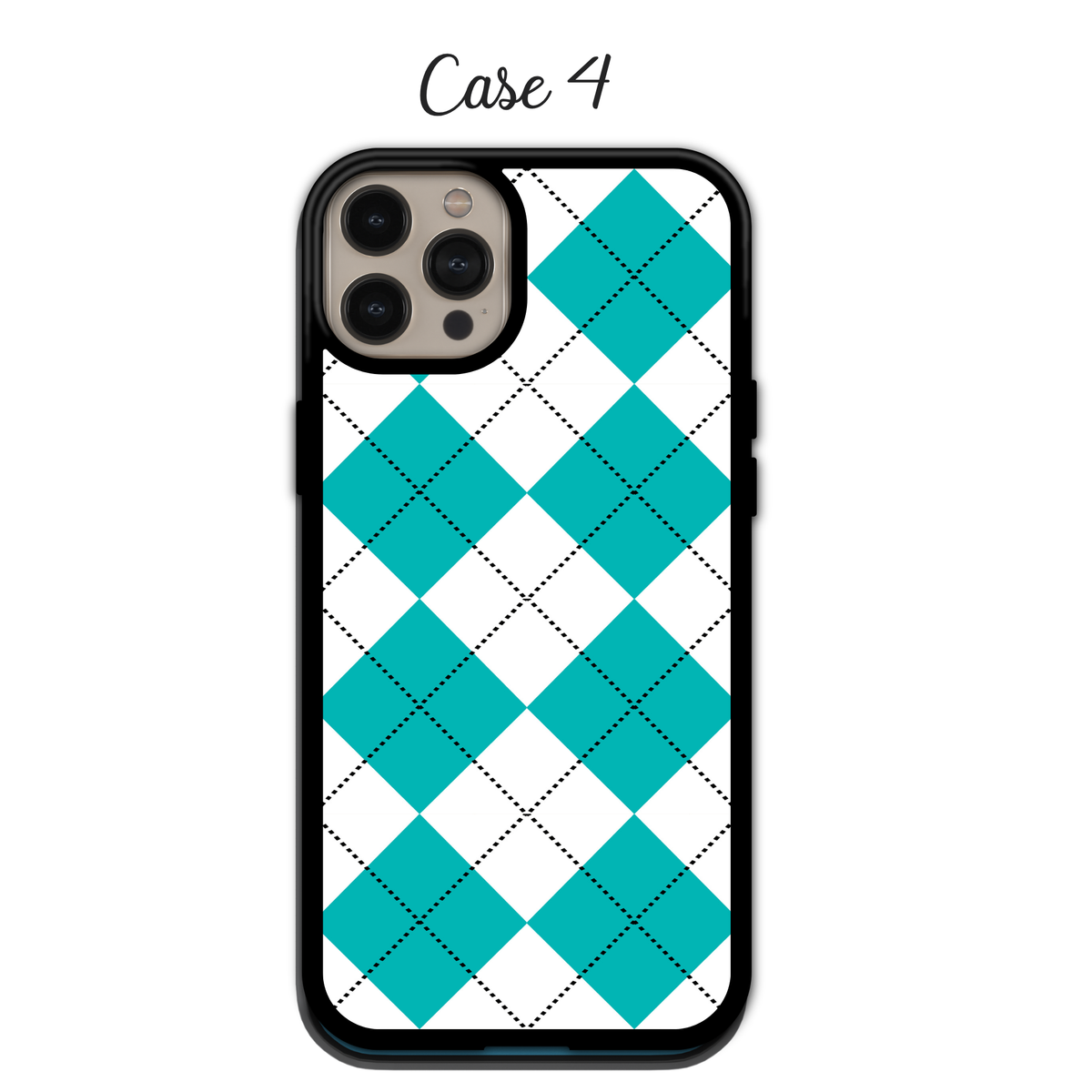 Cool Blue Argyle | iPhone | Samsung | Huawei | Google Pixel | Xiaomi