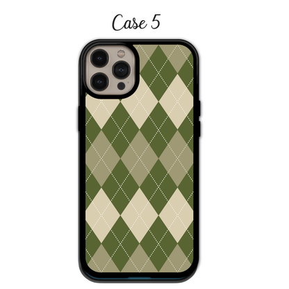 Earth Tone Preppy Argyle | iPhone | Samsung | Huawei | Google Pixel | Xiaomi