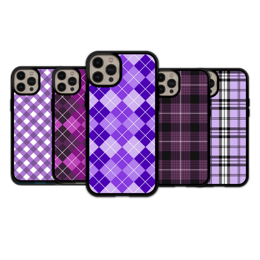 Royal Purple Argyle | iPhone | Samsung | Huawei | Google Pixel | Xiaomi