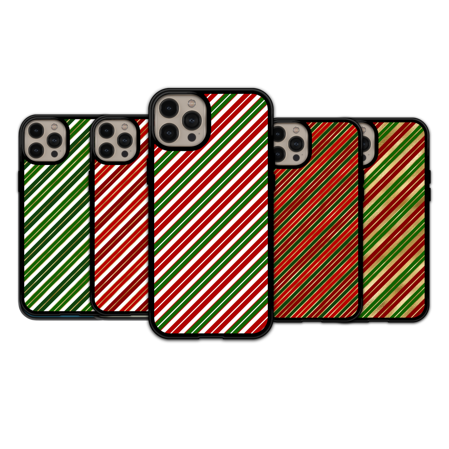 Candy Cane Striped Holiday | iPhone | Samsung | Huawei | Google Pixel | Xiaomi