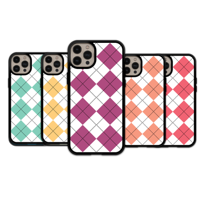 Bright Multi-Color Argyle | iPhone | Samsung | Huawei | Google Pixel | Xiaomi