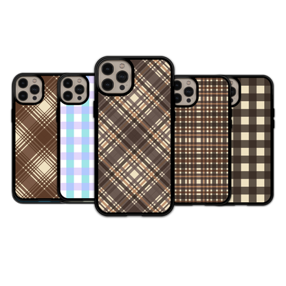 Warm Neutral Plaid | iPhone | Samsung | Huawei | Google Pixel | Xiaomi
