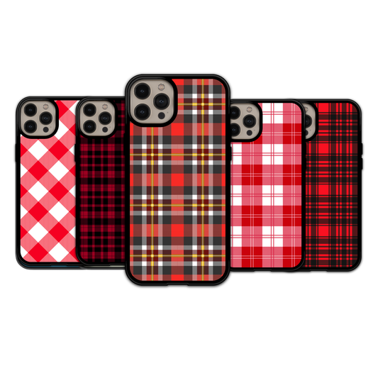 Traditional Red & Black Plaid | iPhone | Samsung | Huawei | Google Pixel | Xiaomi