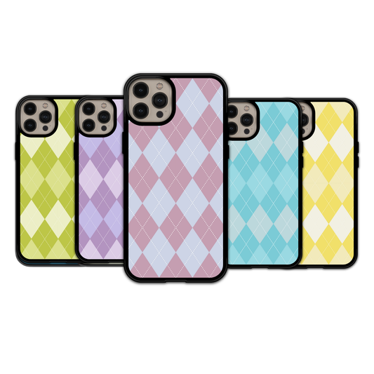 Pastel Argyle Diamond | iPhone | Samsung | Huawei | Google Pixel | Xiaomi