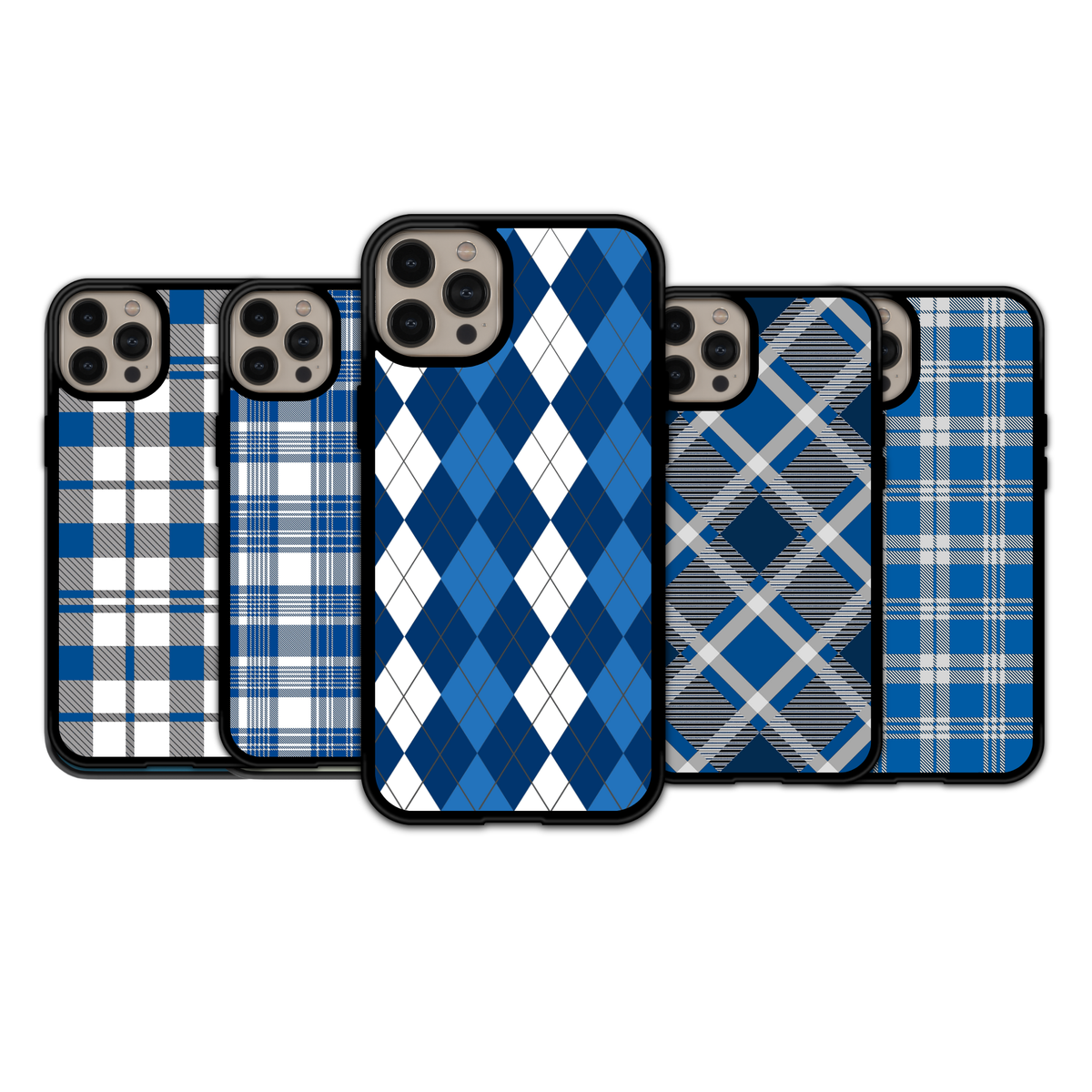 Preppy Blue Argyle | iPhone | Samsung | Huawei | Google Pixel | Xiaomi