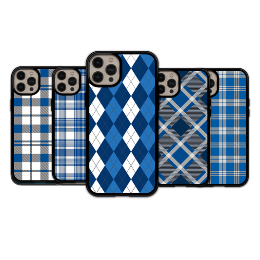 Preppy Blue Argyle | iPhone | Samsung | Huawei | Google Pixel | Xiaomi