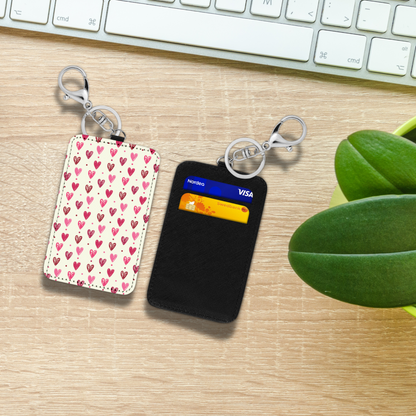 Praktisk korthållare med nyckelring