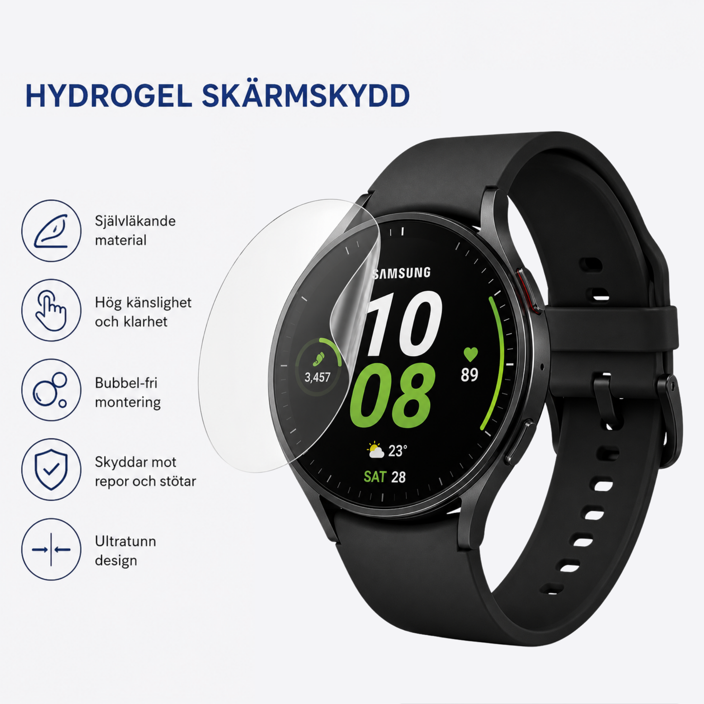 6 Pack - Samsung Ultratunn Skärmskydd