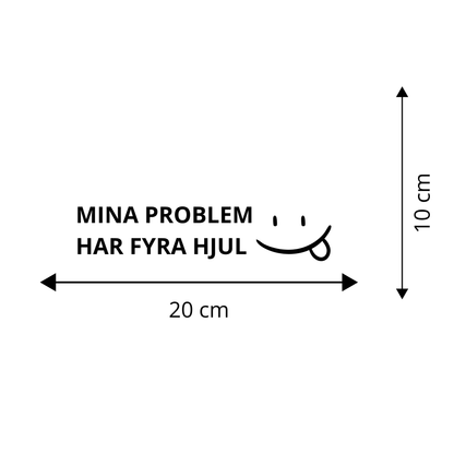 MINA PROBLEM HAR FYRA HJUL