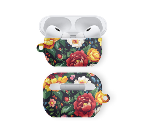 Classic Dark Floral - Airpods Skal