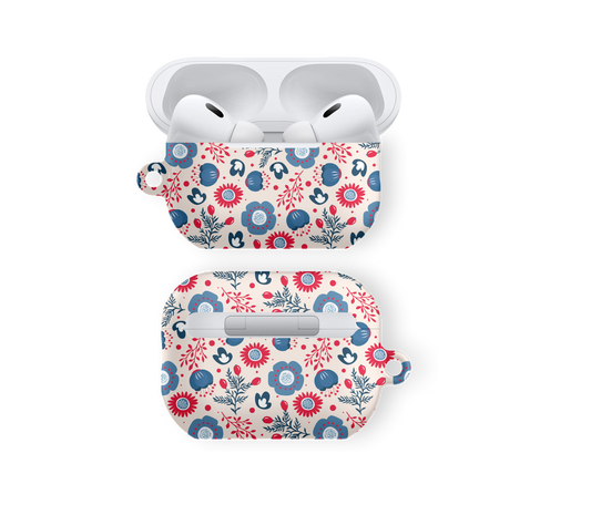 Nordic Folk Floral - Airpods Skal