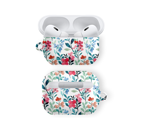 Sweet Watercolor Blooms - Airpods Skal