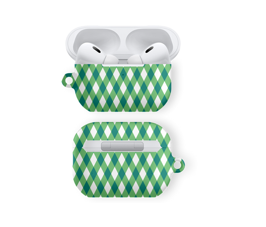 Classic Green Gingham - Airpods Skal