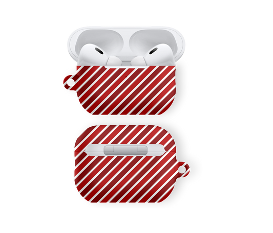 Classic Candy Cane Stripe - Airpods Skal