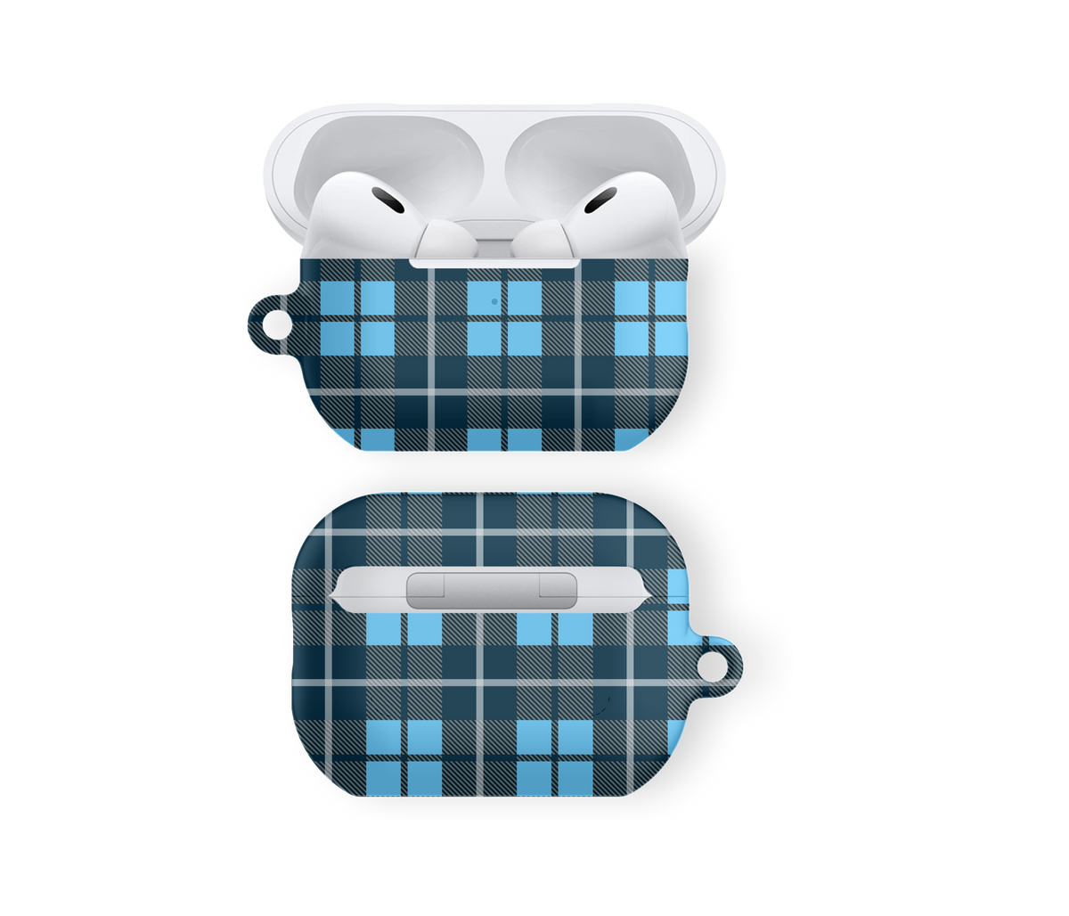 Smart Navy Tartan - Airpods Skal