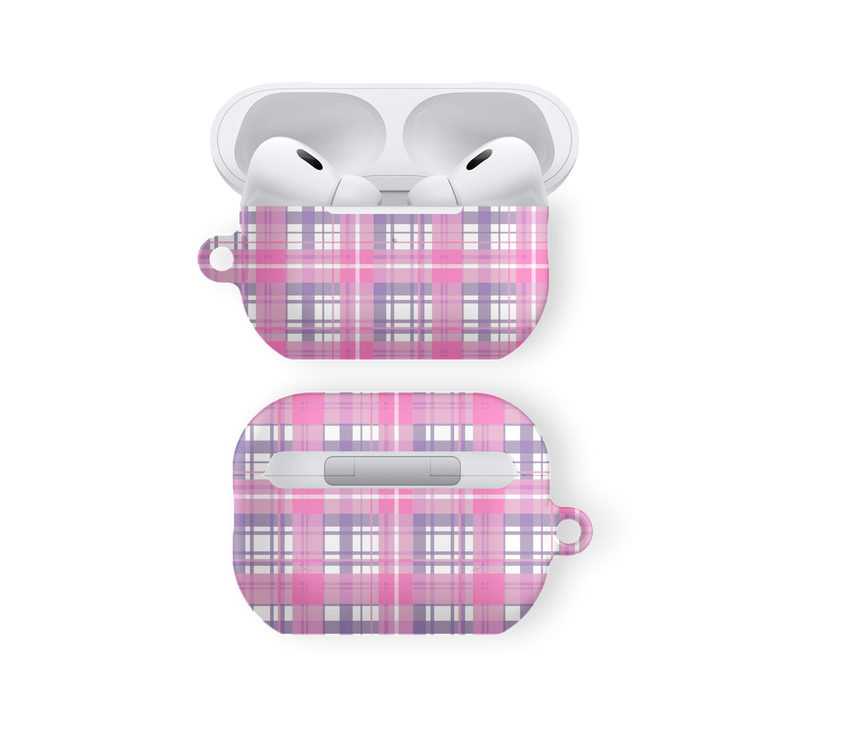 Sweet Lilac Tartan - Airpods Skal