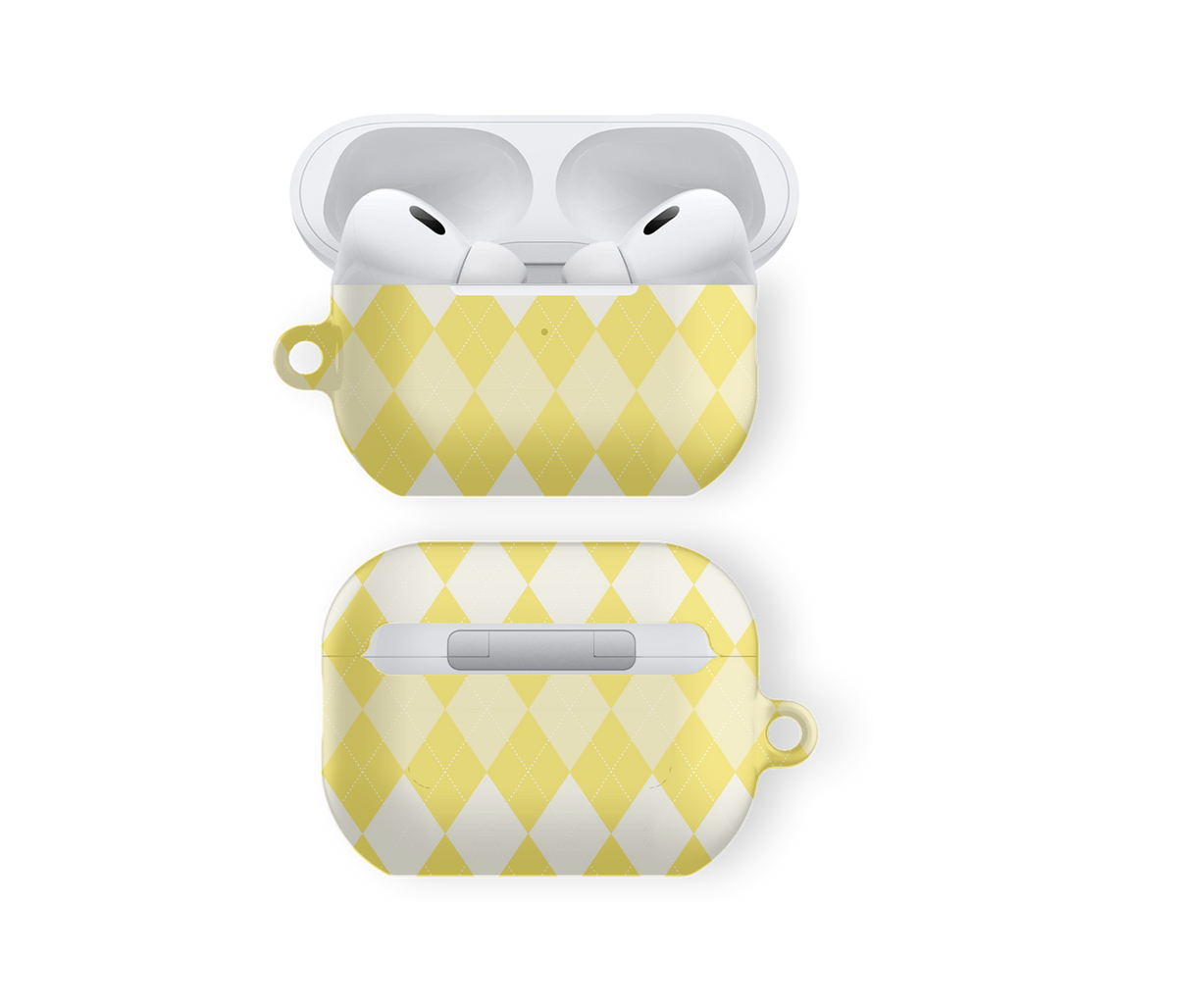 Classic Yellow Argyle - Airpods Skal
