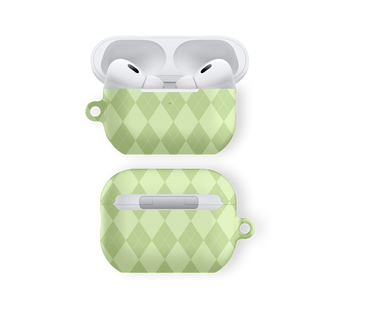 Chic Preppy Mint & Sage - Airpods Skal