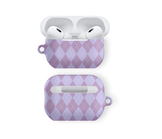Chic Preppy Lavender & Lilac - Airpods Skal