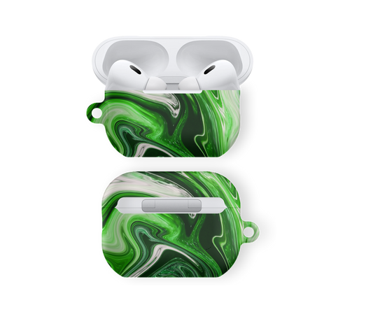 Green Marble - Airpods Skal