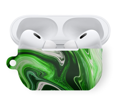 Green Marble - Airpods Skal