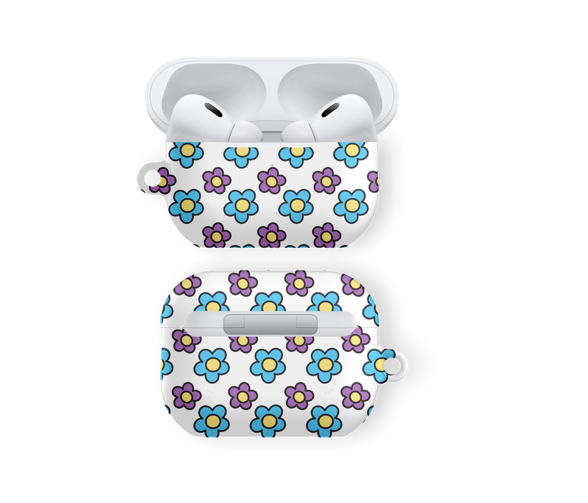 Retro Blossom Mix - Airpods Skal