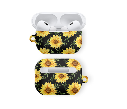 Midnight Sunflower - Airpods Skal