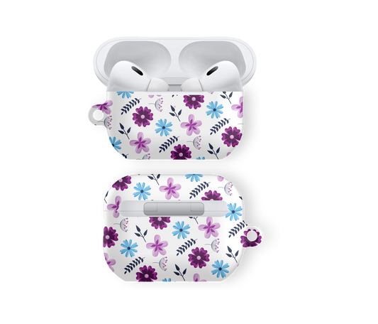 Violet & Azure Meadow - Airpods Skal