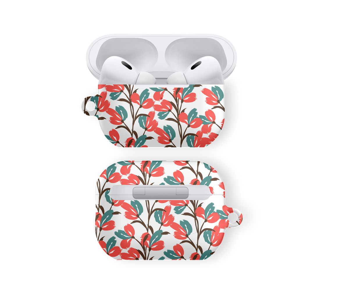 Coral Botanical Branch - Airpods Skal
