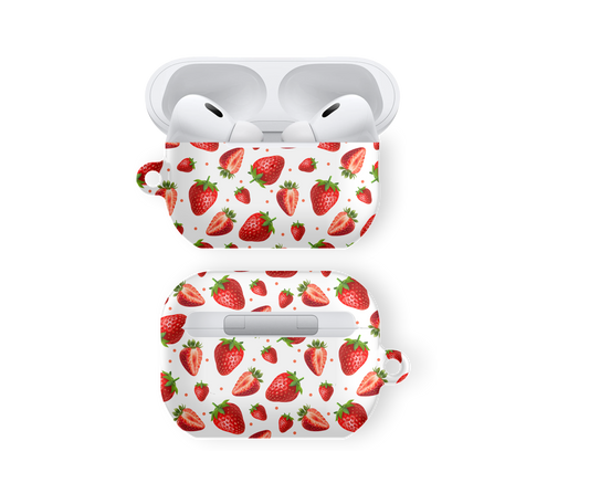 Juicy Red Strawberries - Airpods Skal