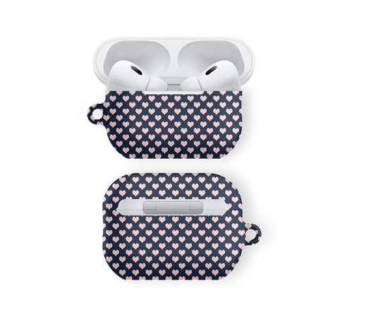 Midnight Pink Heart - Airpods Skal