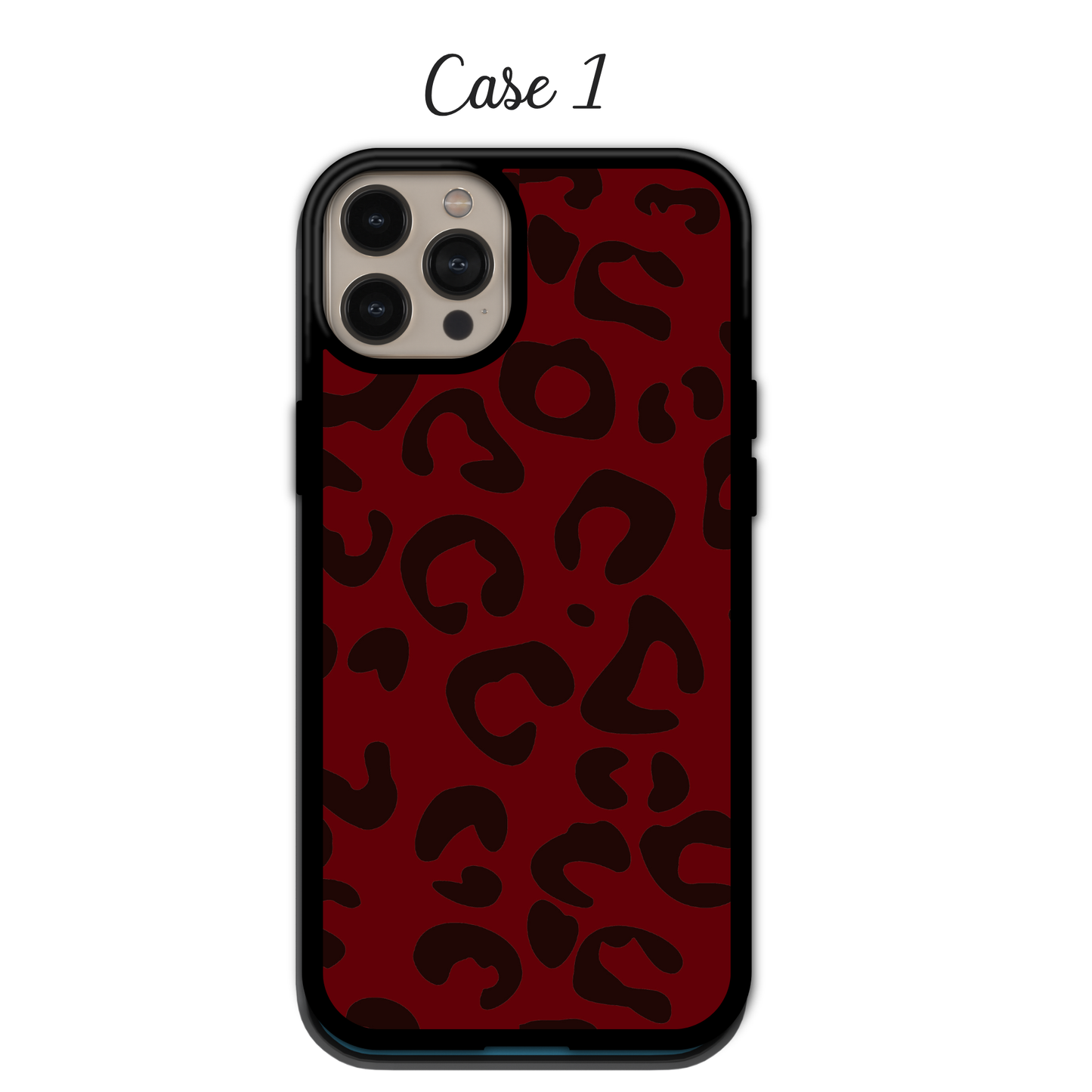 Crimson & Burgundy Leopard | iPhone | Samsung | Huawei | Google Pixel | Xiaomi