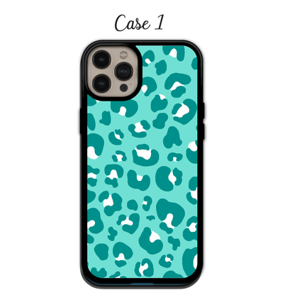 Turquoise & Pink Leopard | iPhone | Samsung | Huawei | Google Pixel | Xiaomi
